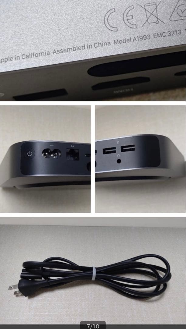 Macデスクトップ 2018 Apple Mac mini i5 8GB SSD 256GB