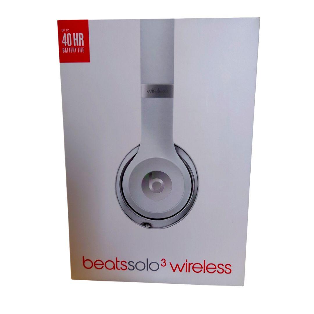 美品 Beats Solo3 ビーツ ソロ ヘッドホン ホワイト ワイヤレス