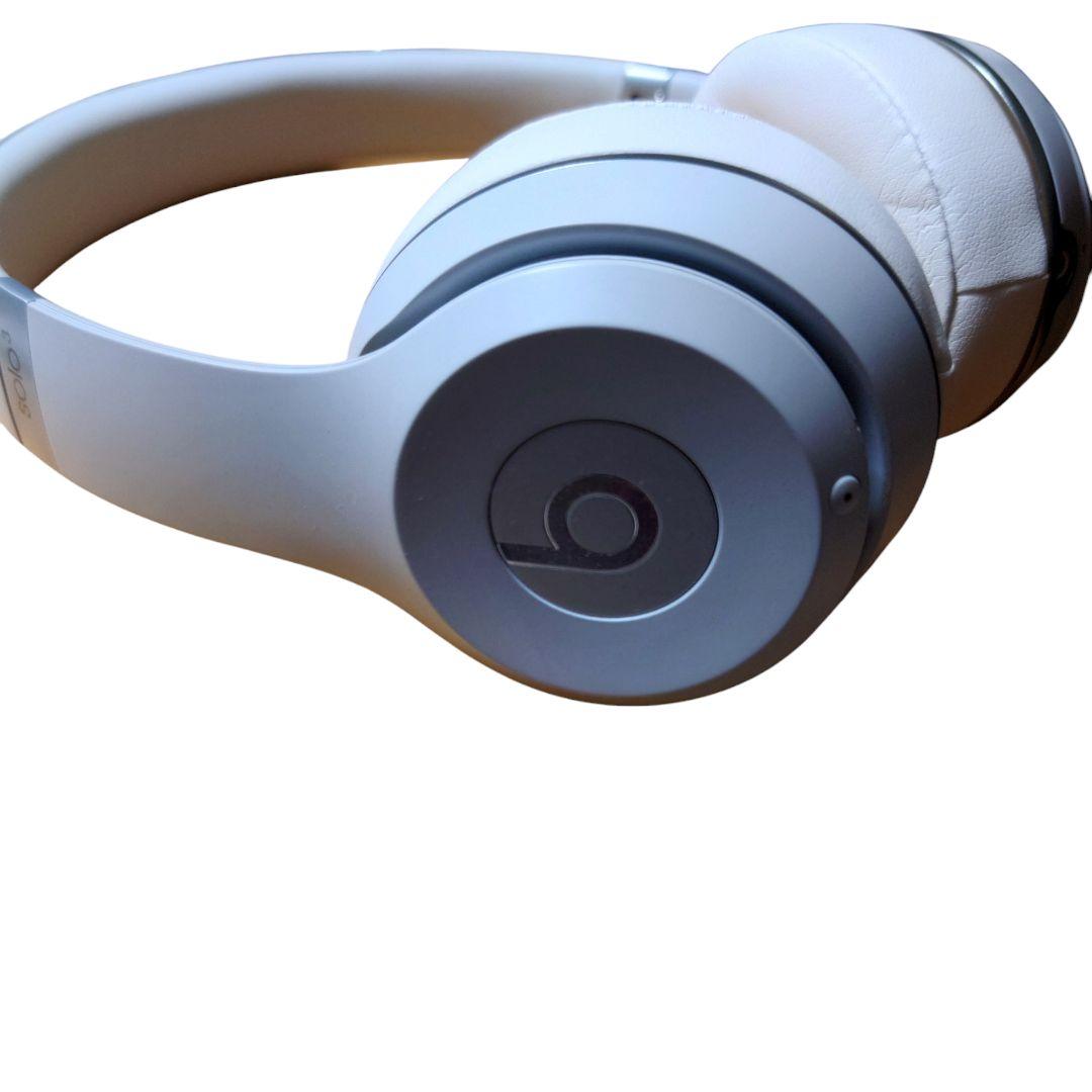 美品 Beats Solo3 ビーツ ソロ ヘッドホン ホワイト ワイヤレス