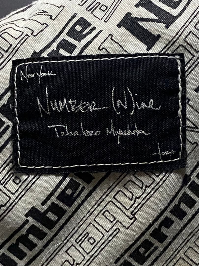 希少 NUMBER (N)INE 06SS ガンズ期 スタッズ ペイント デニム