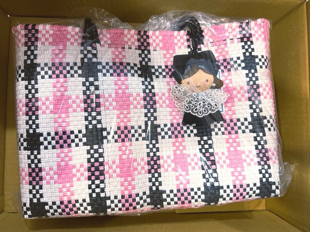 ファミリア メルカドバッグ ピンク