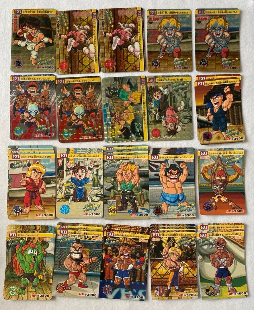 ストリートファイターⅡ ' カードダス　スト2 CAPCOM セットバンダイ