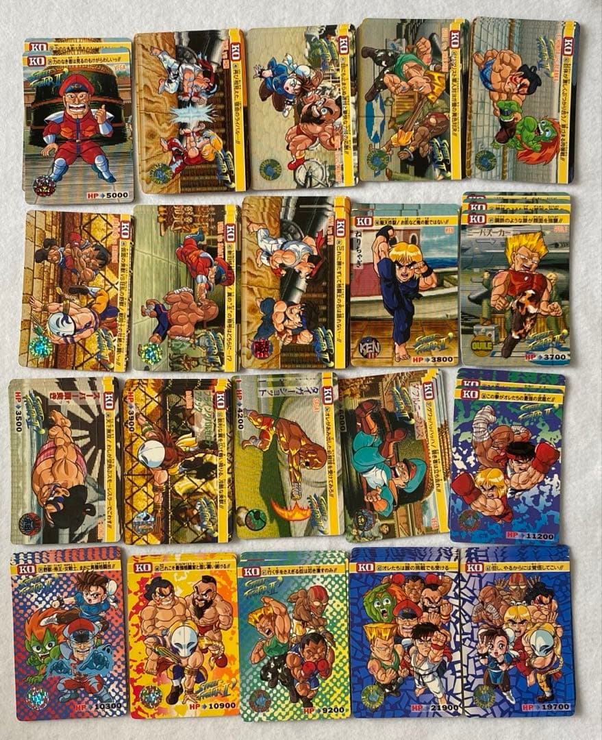 ストリートファイターⅡ ' カードダス　スト2 CAPCOM セットバンダイ