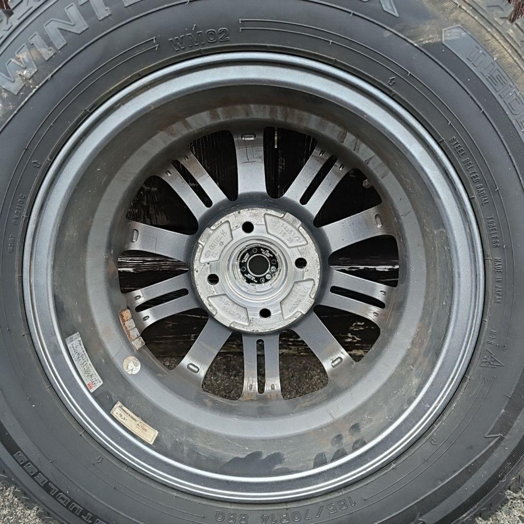 日産ノート冬タイヤホイール 185/70/14 スタッドレス