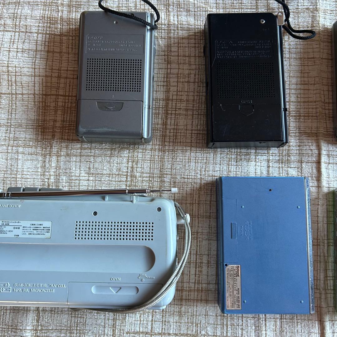 ラジオ ウォークマン ラジカセ パナソニック SONY