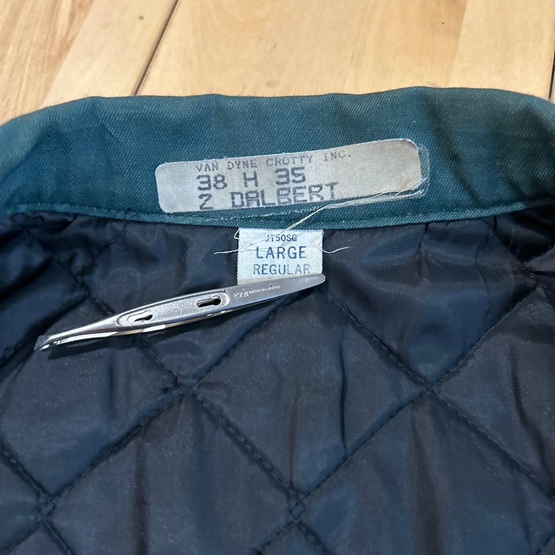 60’s 〜70.sREDKAPワークジャケット USA製 Talon グリーン