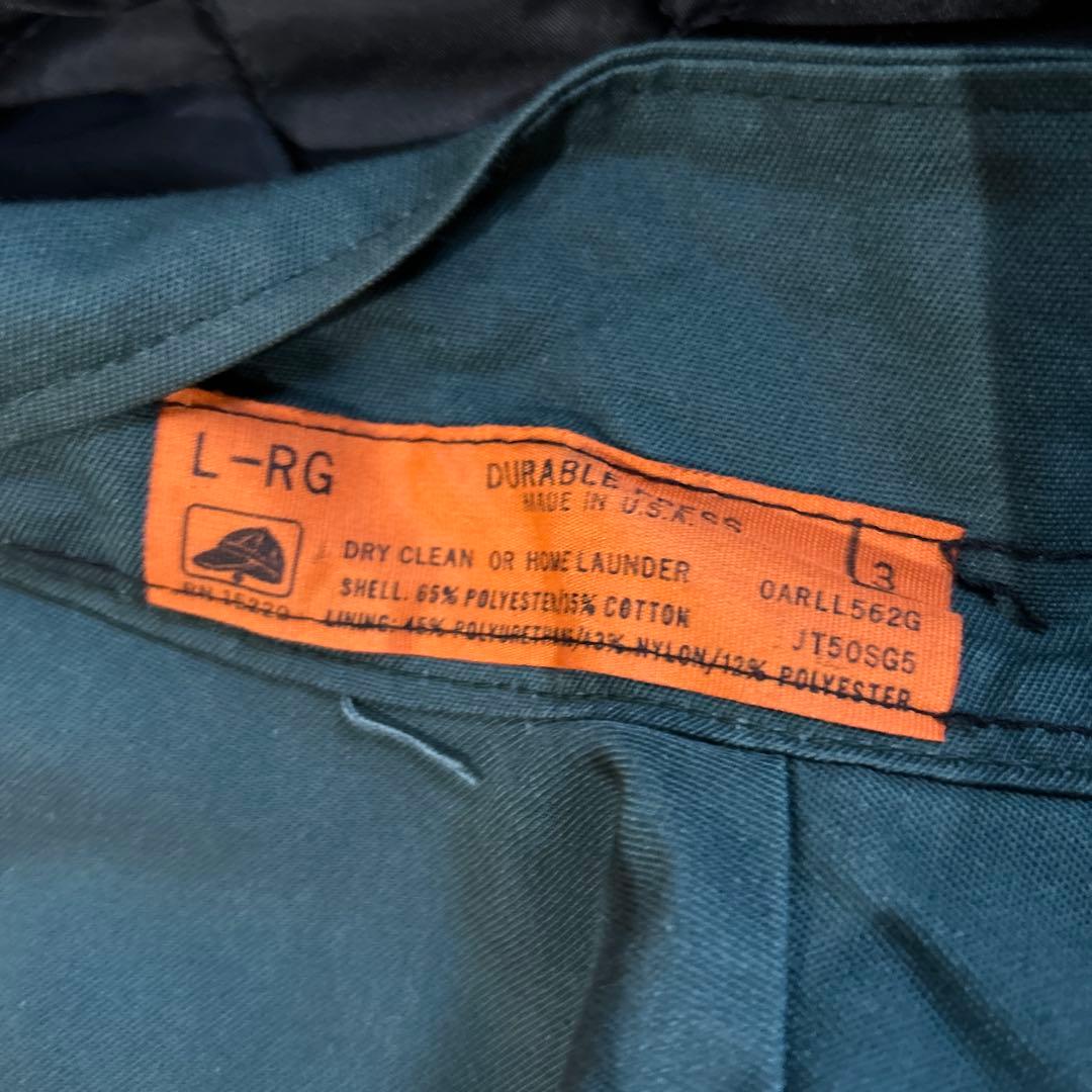 60’s 〜70.sREDKAPワークジャケット USA製 Talon グリーン