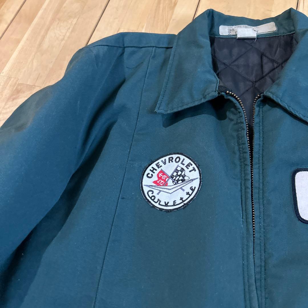 60’s 〜70.sREDKAPワークジャケット USA製 Talon グリーン