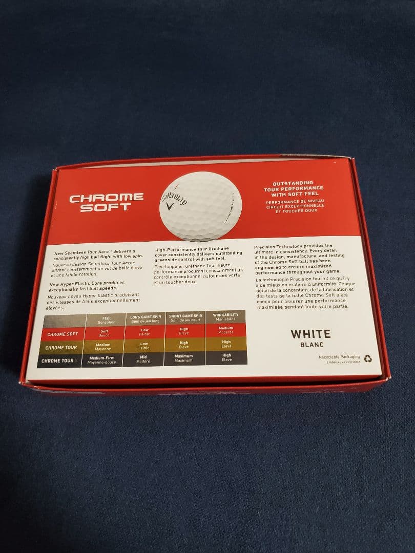 Callaway Chrome SOFT ホワイト 5ダース