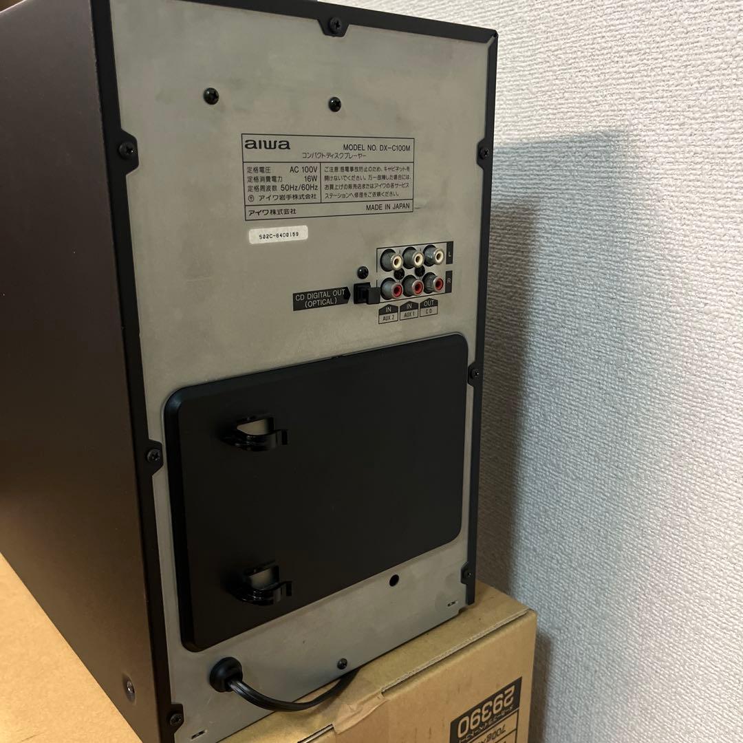 ラジオ・コンポ aiwa DX-C100M