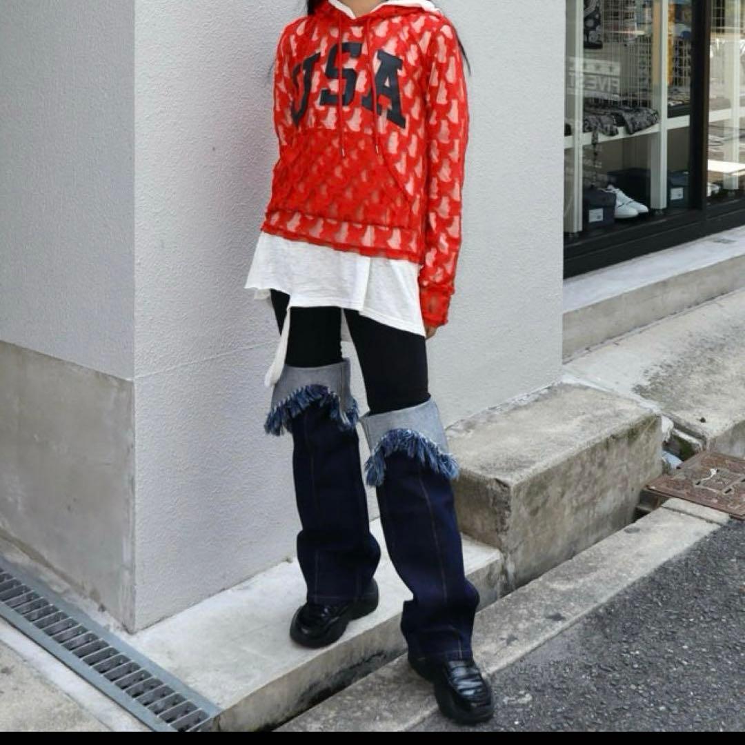 kotoha yokozawa レッグウォーマー　デニム　コトハヨコザワ