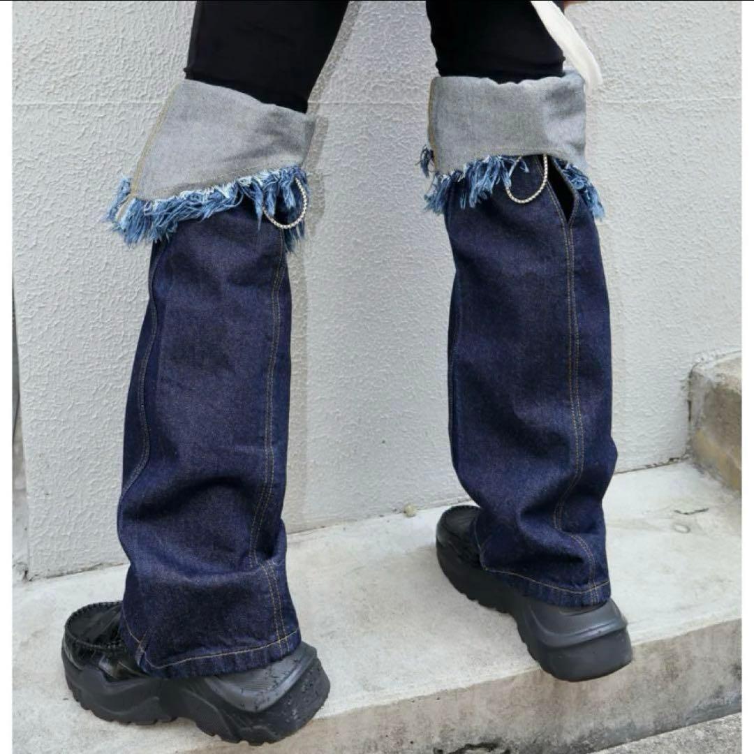 kotoha yokozawa レッグウォーマー　デニム　コトハヨコザワ