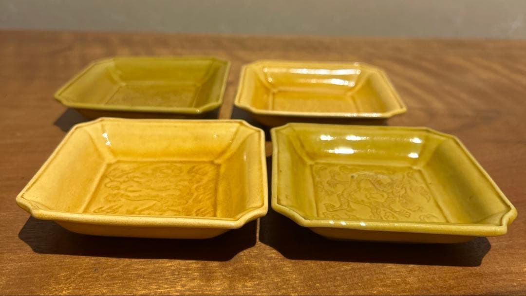 珉平焼　小皿4枚セット②