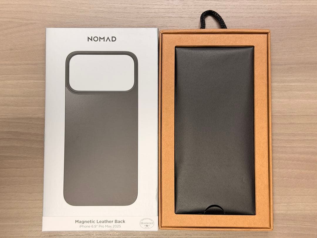 iPhoneアクセサリー NOMAD Magnetic Leather iPhone17 Pro Max