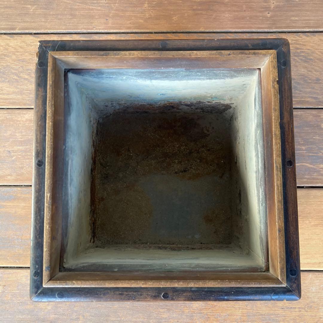 専用品　火鉢　灰　五徳　木製　アンティーク　レトロ　ビンテージ　古道具　古民家