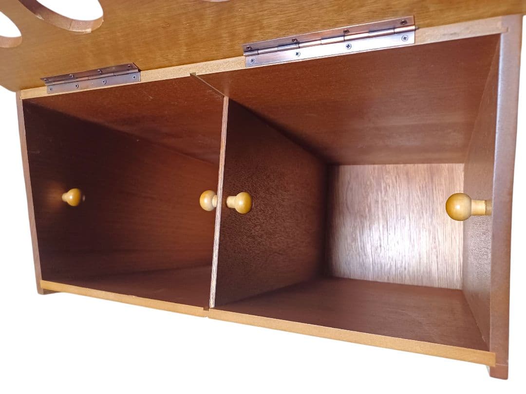 昭和レトロ ディズニー ミッキーマウス ゴミ箱 木製