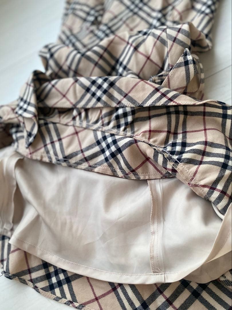 Burberry ブルーレーベル 定番ノバチェック 美品 ワンピー38
