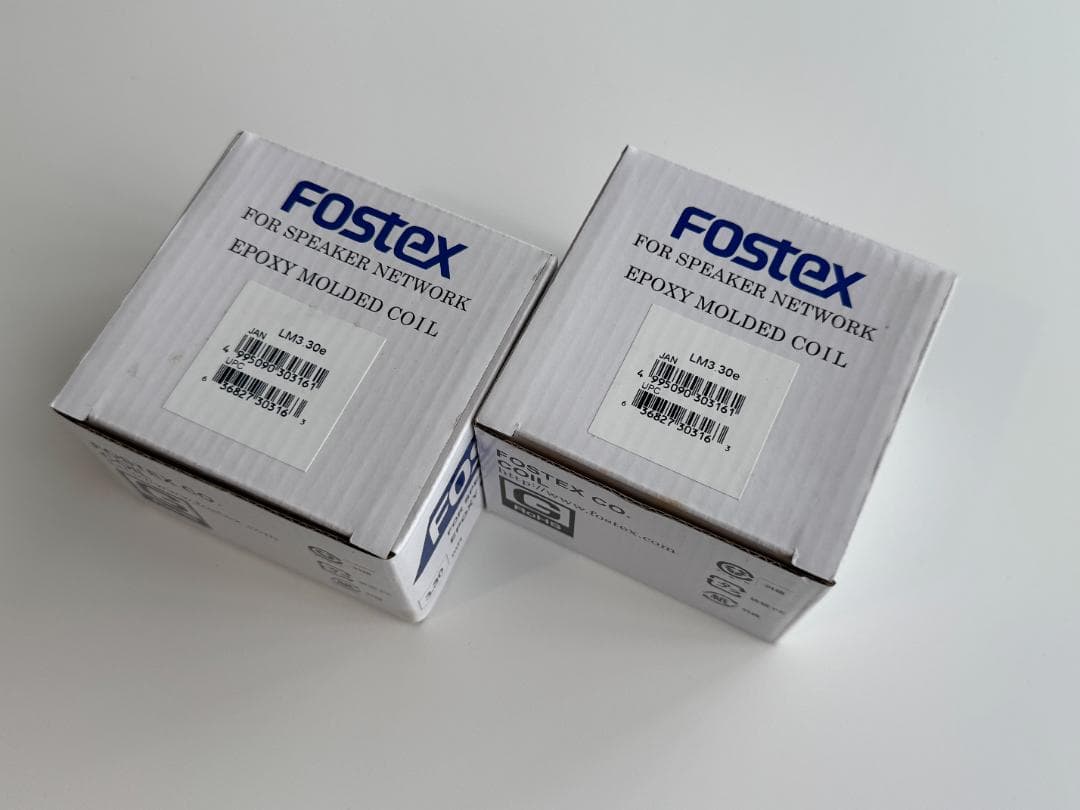 2個セット FOSTEX フォステクス LM3.30e 空芯コイル
