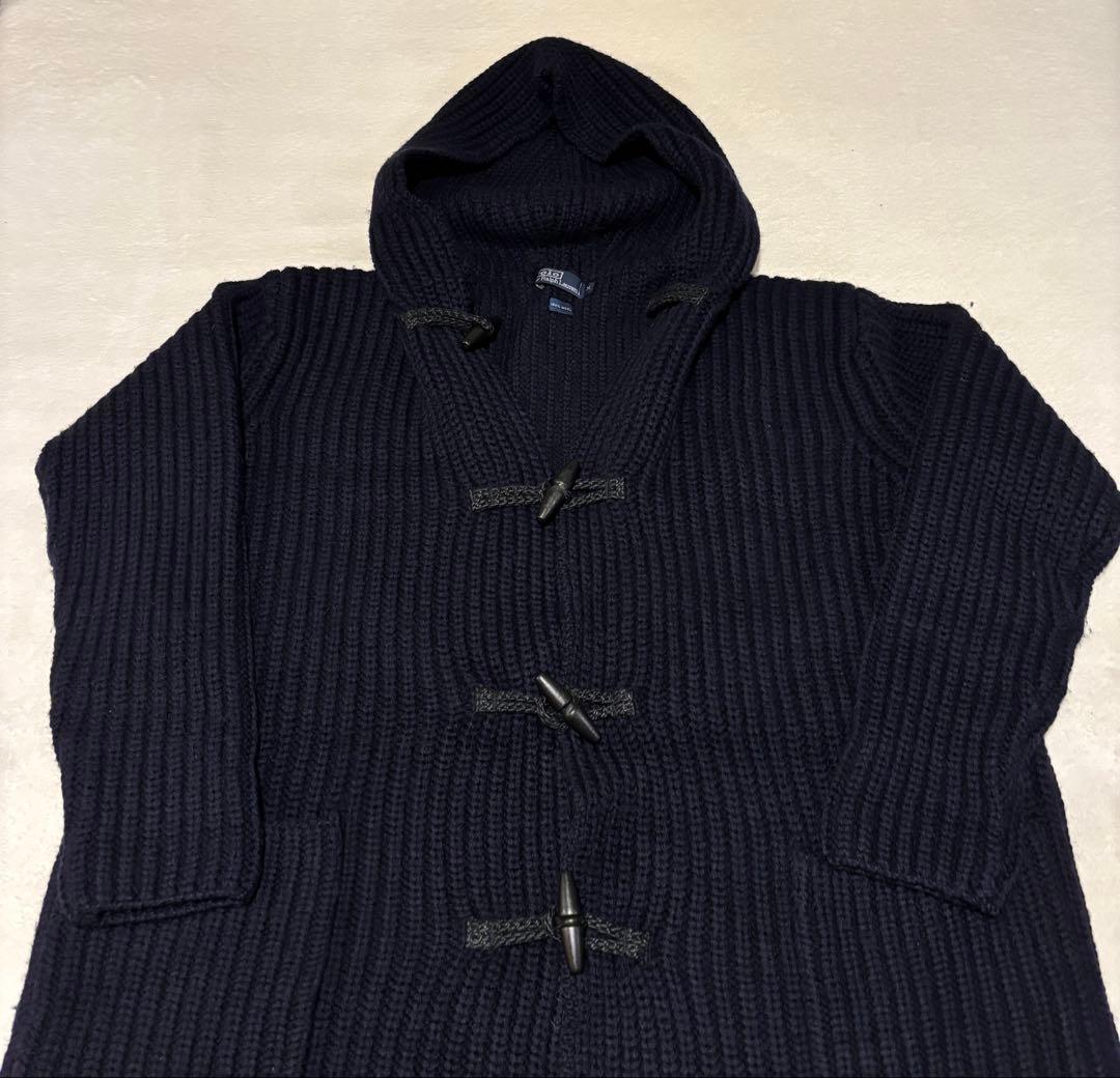 ポロラルフローレン ヴィンテージ ロング ウールニットダッフルコート