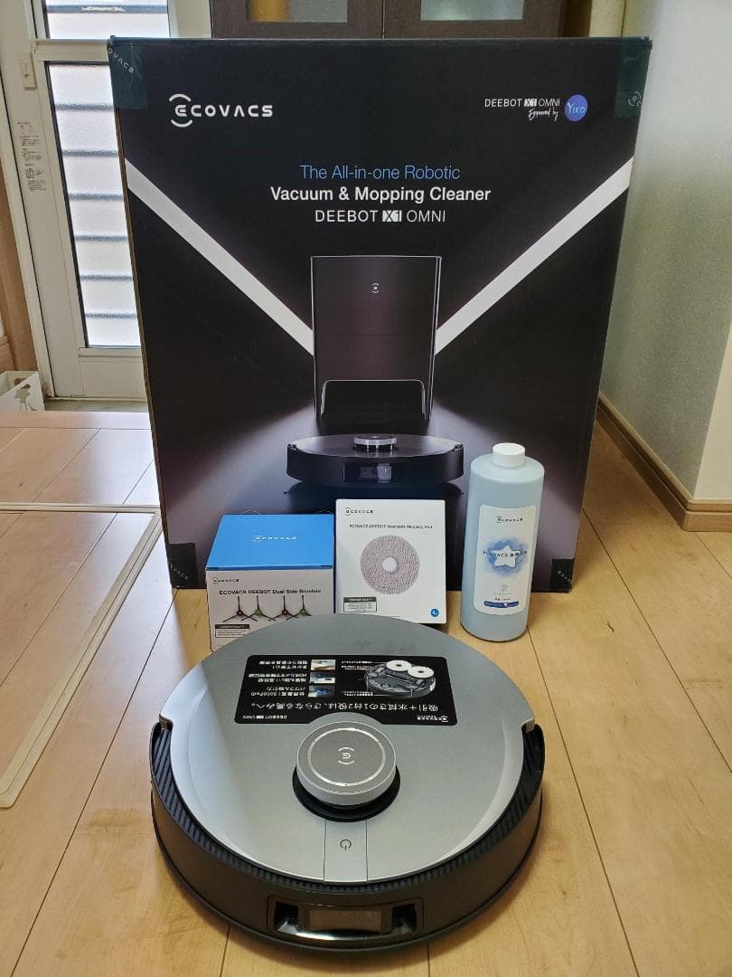 全自動清掃ロボット　ECOVACS　DEEBOTX1　OMNI
