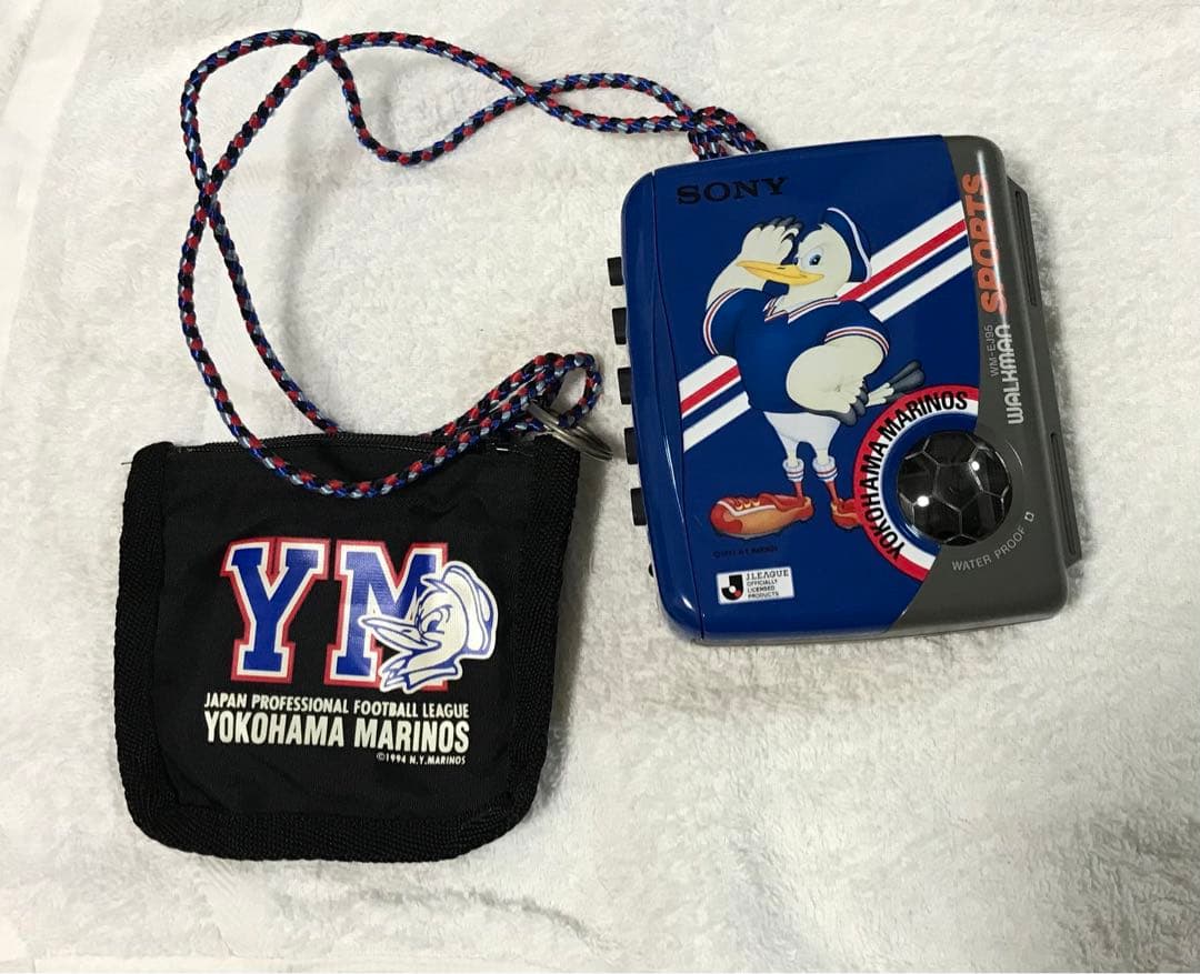 【レア】SONY カセットプレーヤー WALKMAN 横浜マリノス 動作確認済