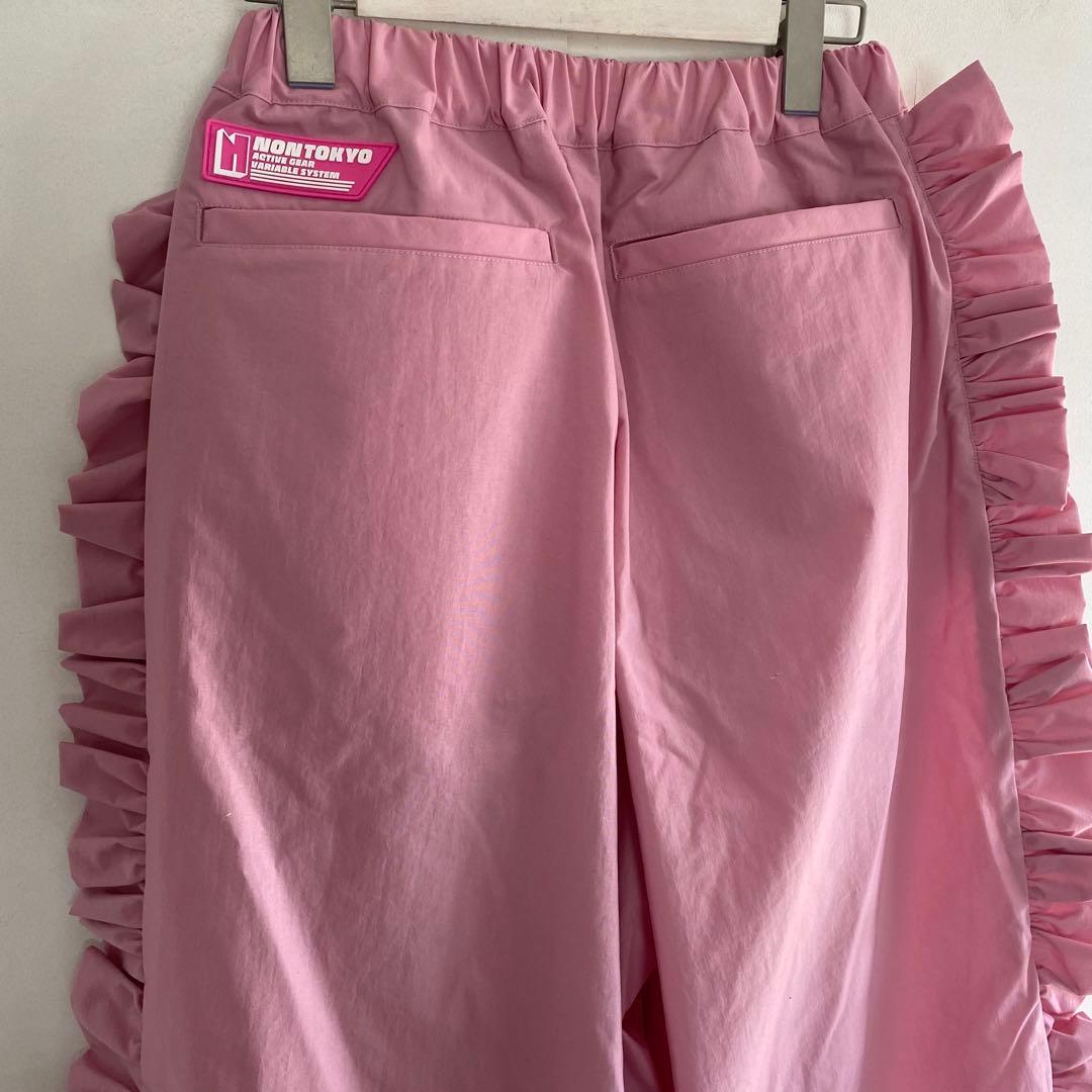 NON TOKYO フリルトラックパンツ　イージーパンツ