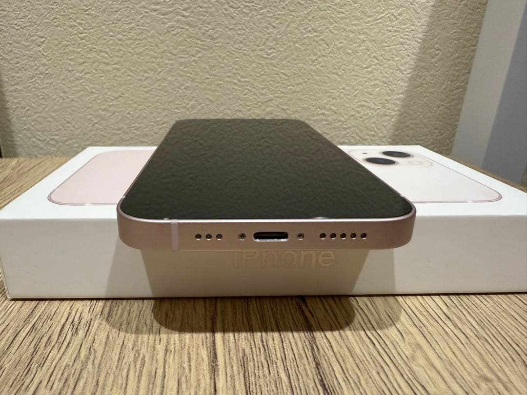 iPhone13 128G バッテリー87% ピンク