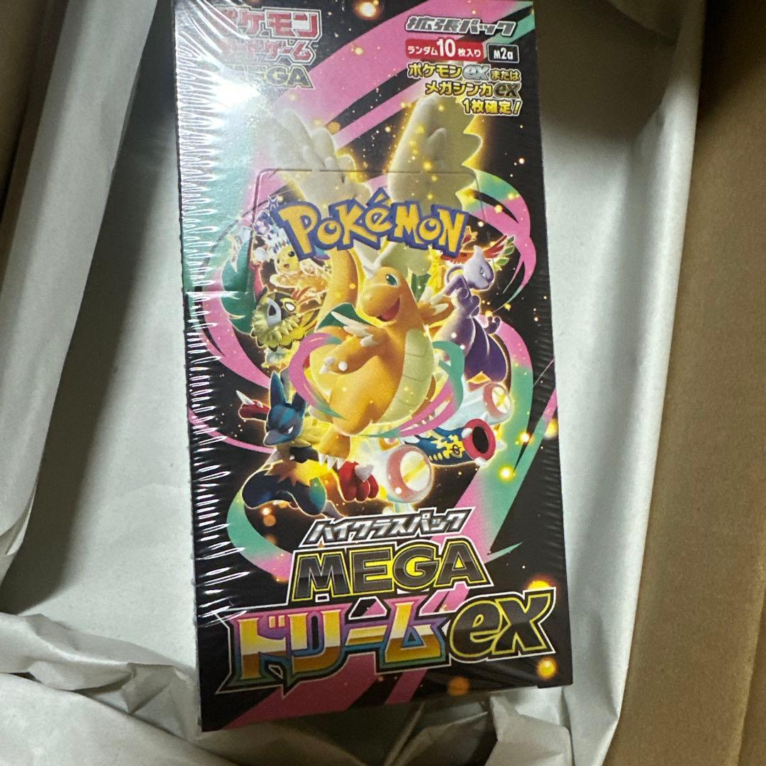 ポケモンカードゲーム MEGA ドリームex 1BOXシュリンク付き　ポケセン