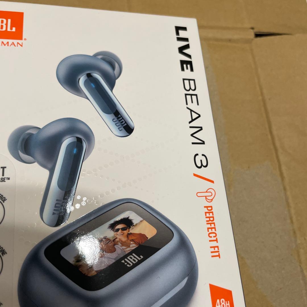 【新品・未開封】JBL LIVE BEAM 3 ワイヤレスイヤホン ブルー