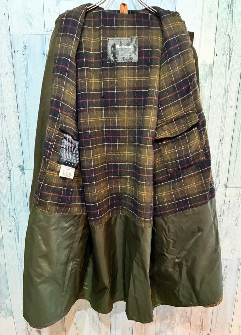ビンテージ BABOUR バブアー オイルド ダッフルコート XL レアモデル