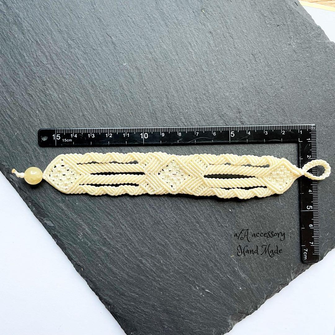 301 「butterfly」　マクラメチョーカー　ターコイズ