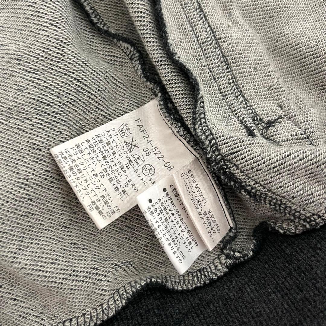 希少 美品バーバリーブルーレーベル パーカー ファー付 ノバチェック 38