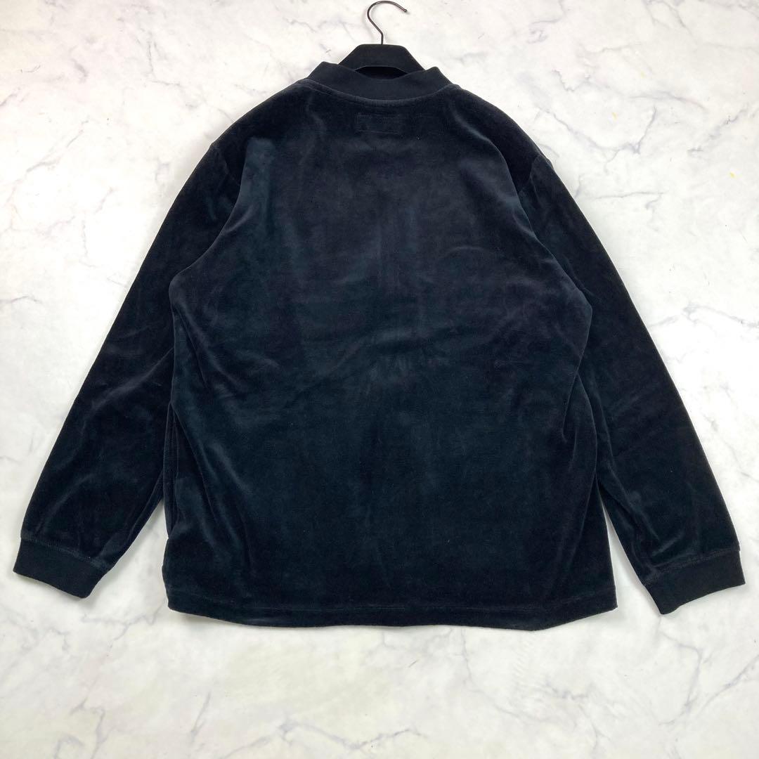 ポロラルフローレン ベロアセットアップ 上下　黒 ポニーロゴ ジャケット パンツ