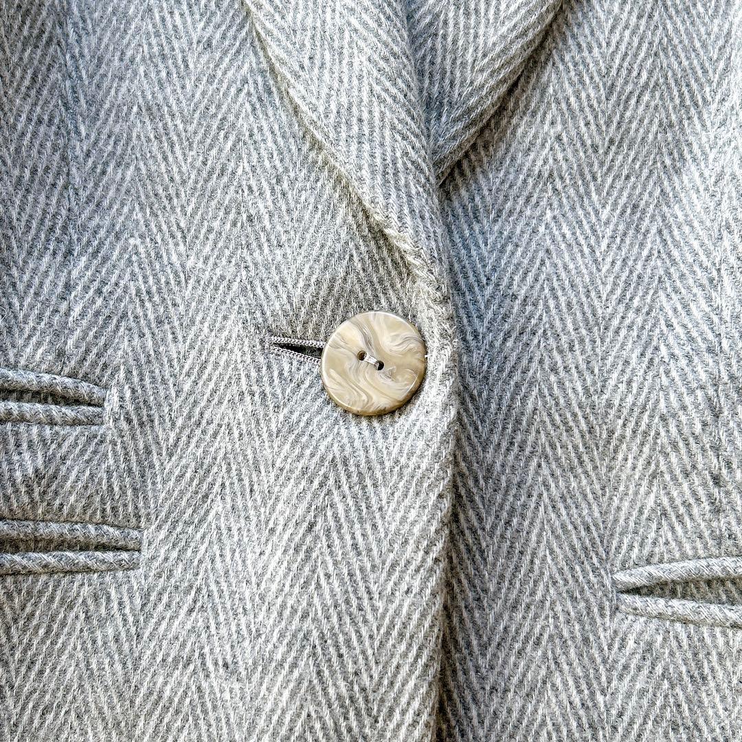 Christian Dior テーラードジャケット ヘリンボーン ウール 上質