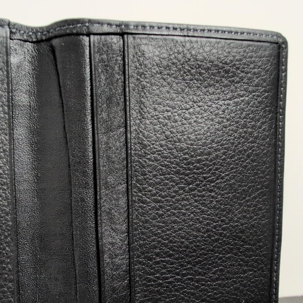 バレンシアガ　長財布　黒　ソフト レザー　本革　BALENCIAGA　札入れ