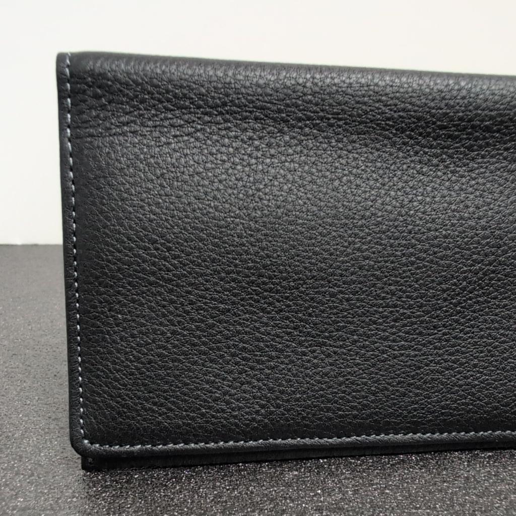 バレンシアガ　長財布　黒　ソフト レザー　本革　BALENCIAGA　札入れ