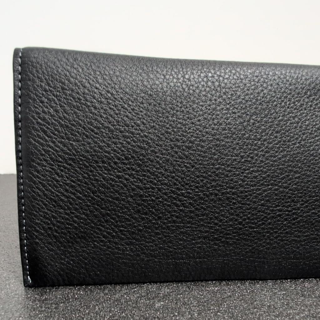 バレンシアガ　長財布　黒　ソフト レザー　本革　BALENCIAGA　札入れ