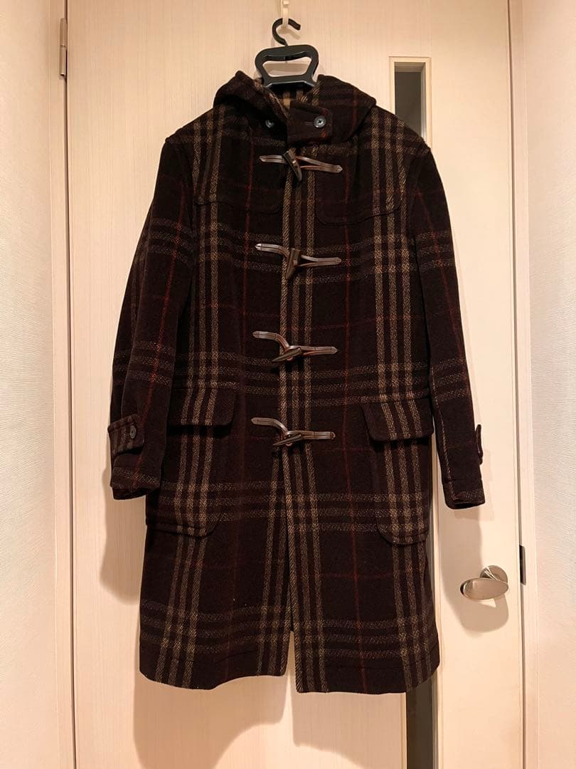 希少　Burberry チェック柄 ダッフルコート