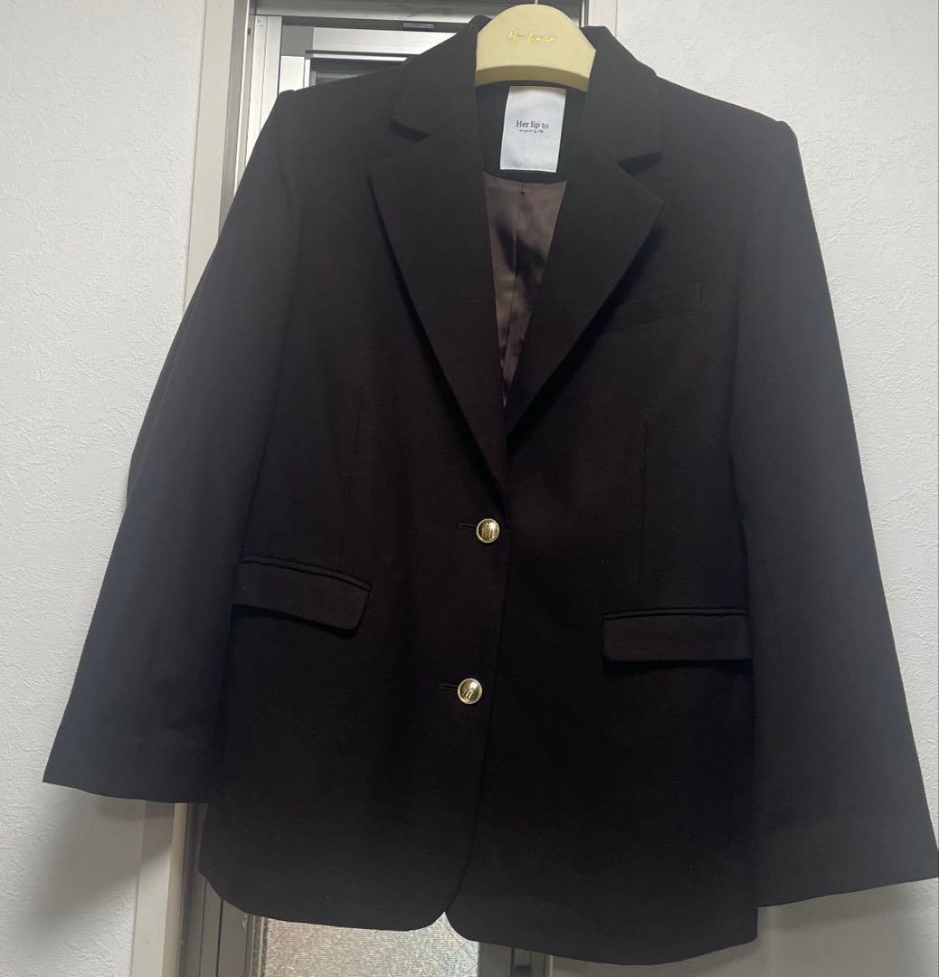 ジャケット・アウター herlipto Romy Wool-Blend Jacket