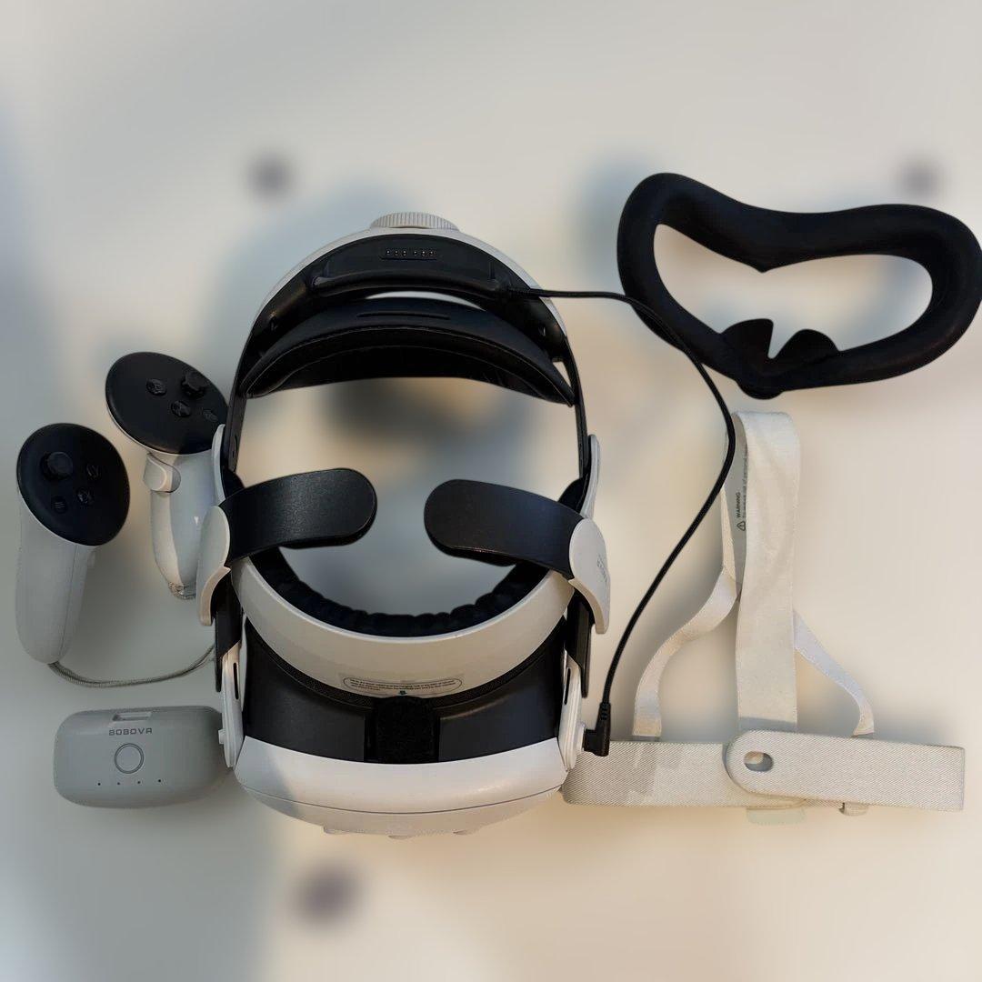 動作確認済  Quest 3 128gb + BOBOVR M3 Pro