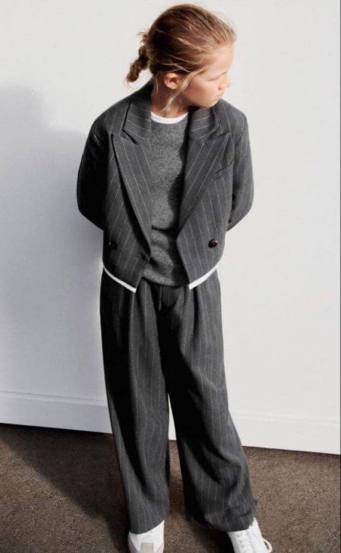 zara kids 164 キッズ セットアップ 卒業式