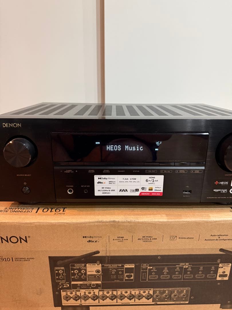 【美品】　DENON AVR-X1800H