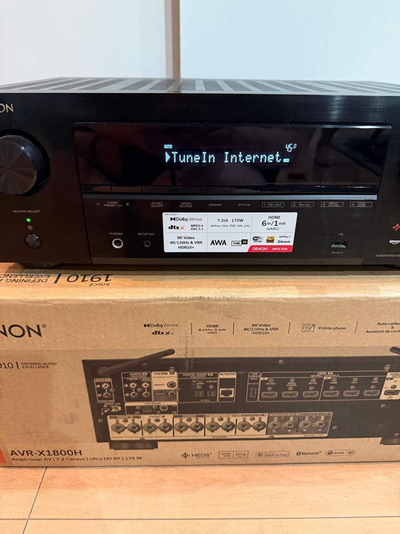【美品】　DENON AVR-X1800H
