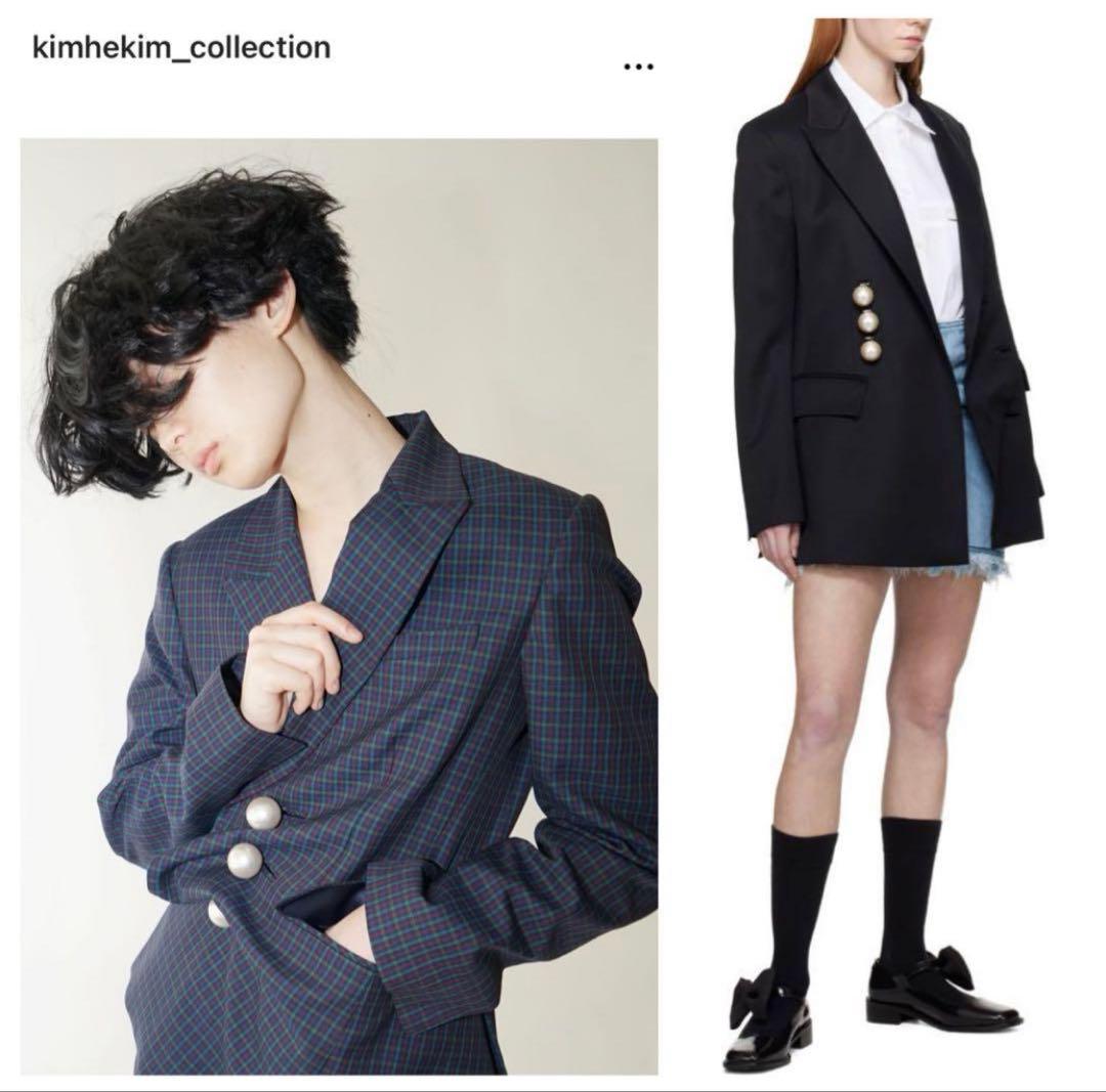 KIMHEKIM キムへキム Venus ジャケット 36　グレー