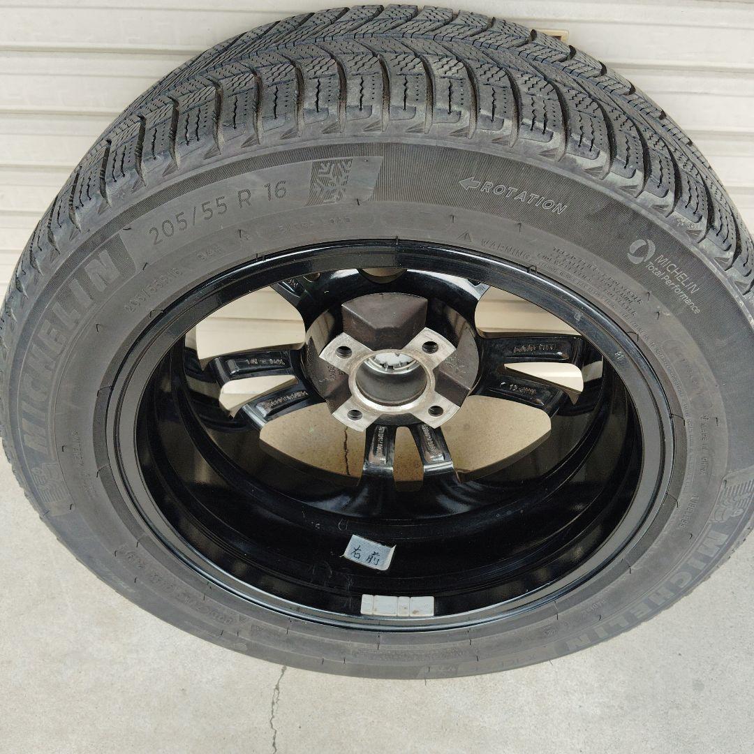 プジョー2008用ホイール＋ミシュランスタッドレス 205/55 R16前２本