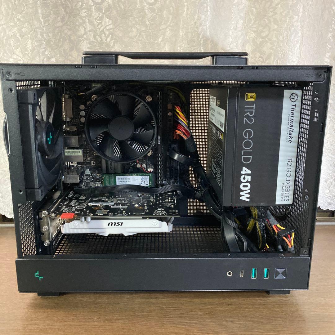 Asrock B360M-ITXデスクトップPC deepcoolCH160BK