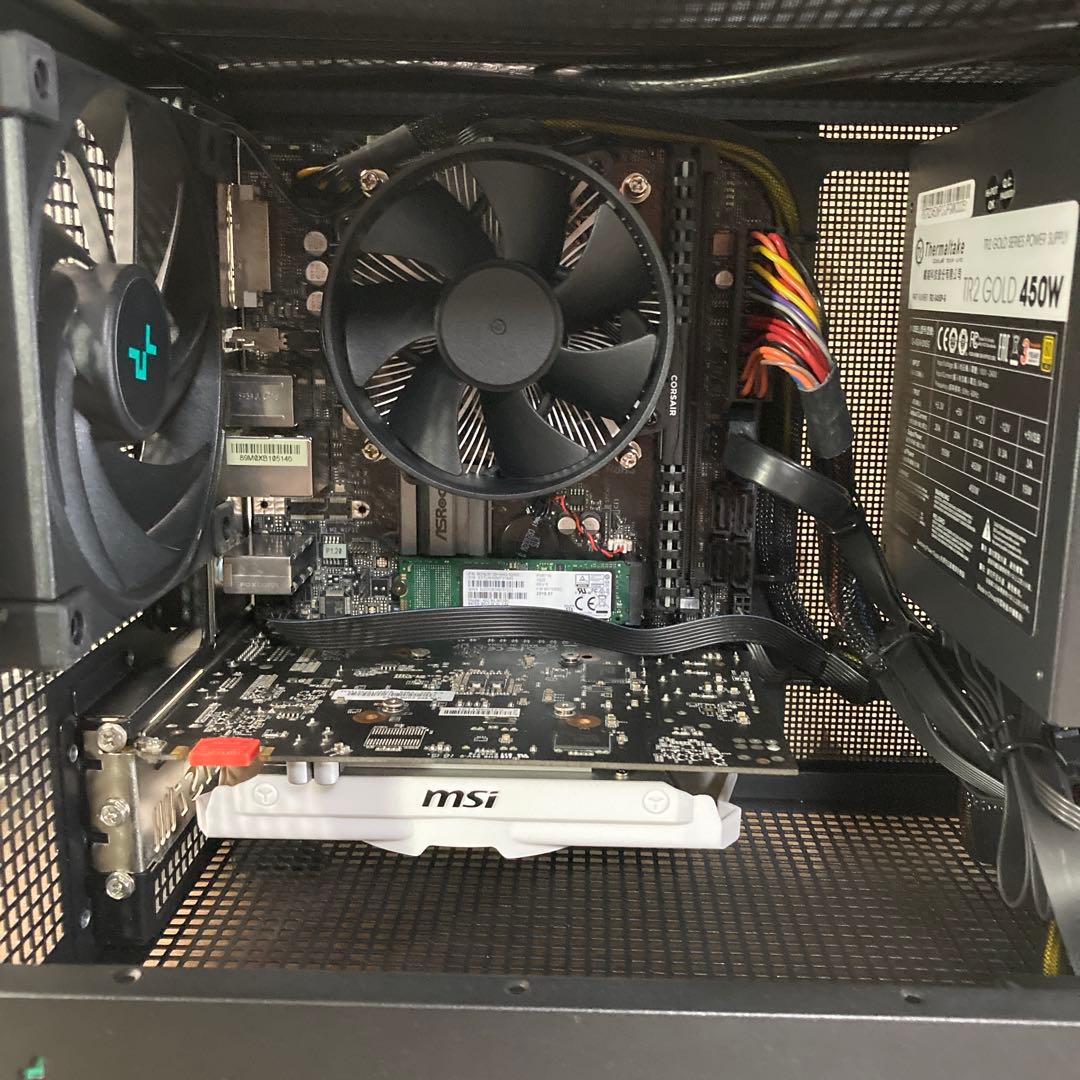 Asrock B360M-ITXデスクトップPC deepcoolCH160BK