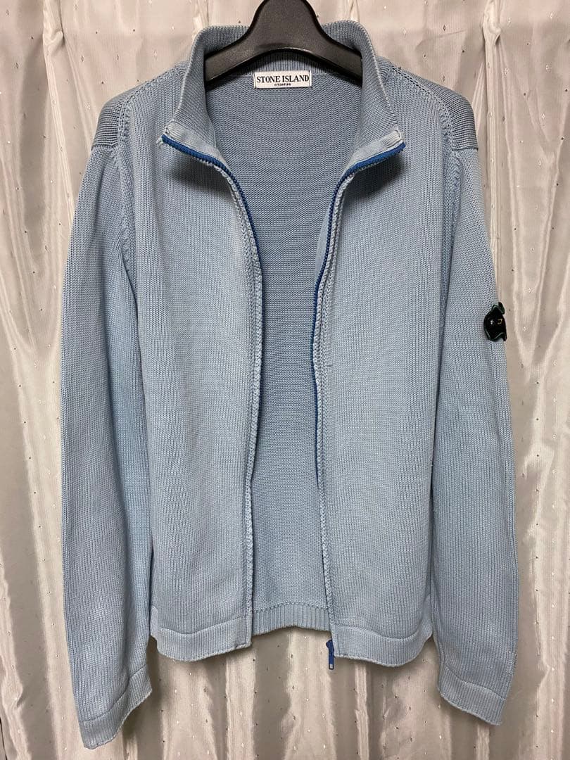 トップス STONE  90s DS KNIT BLUE