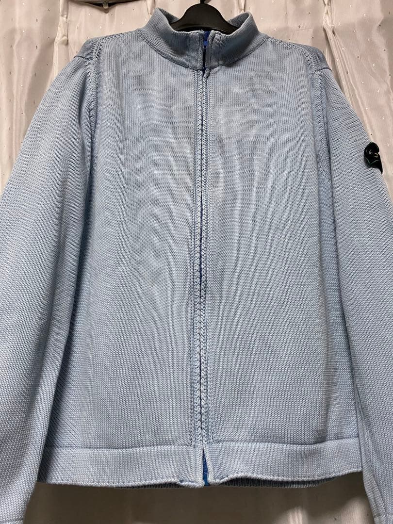 トップス STONE  90s DS KNIT BLUE