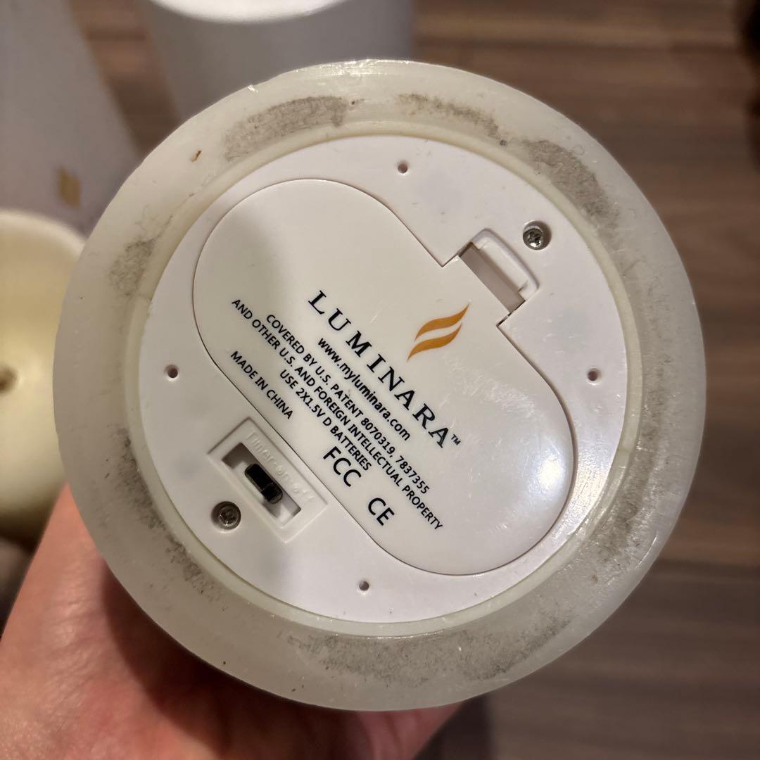 ルミナラ　キャンドル 3個セット